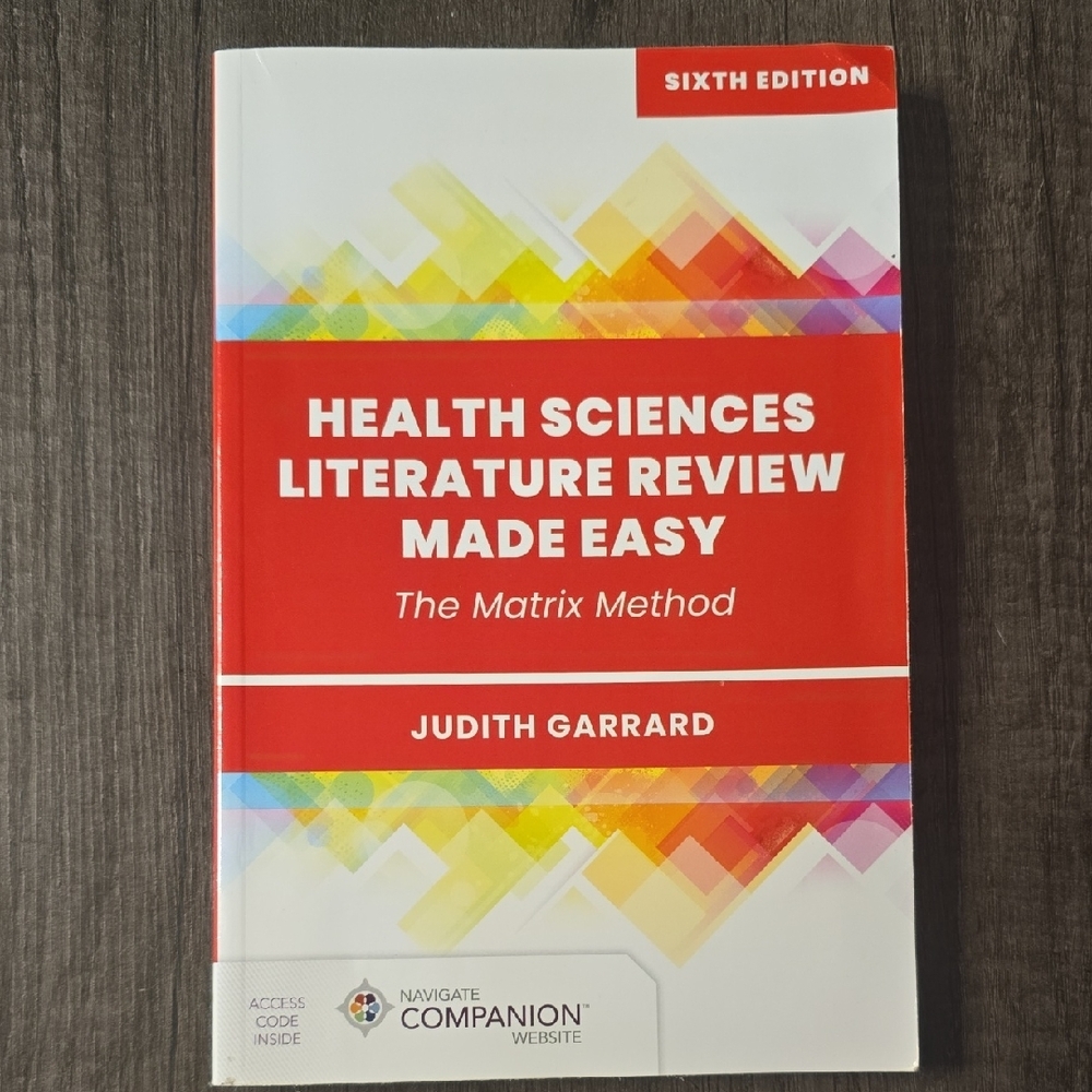 Health Sciences Literature Review Made Easy - Sixth Edition